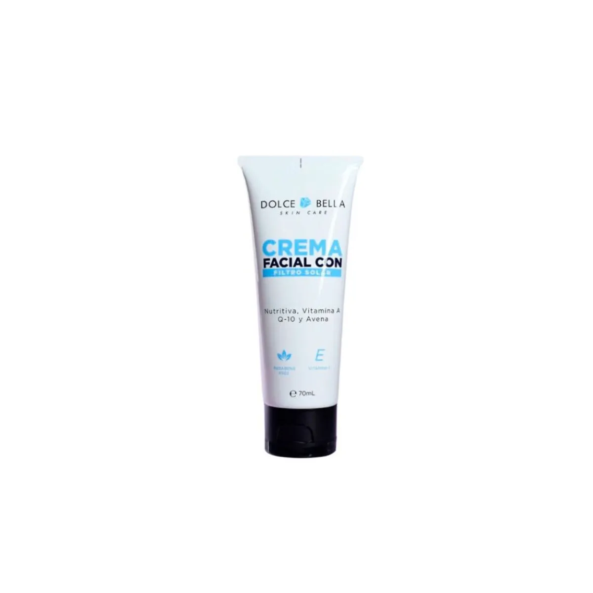 DOLCE BELLA - Crema facial de avena vitamina A y Q10 con protección solar