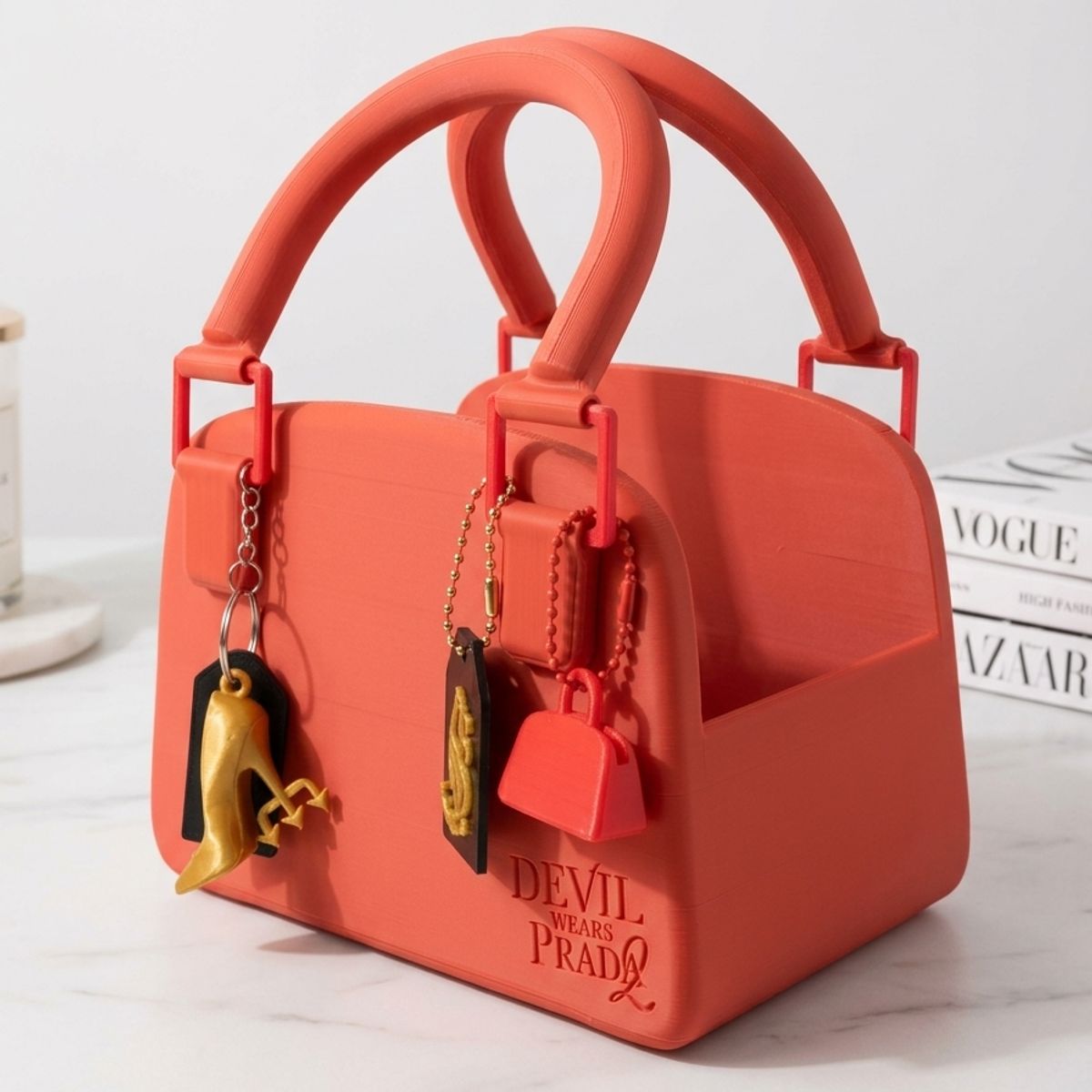 GENERICO - Palomera tipo bolso Diablo viste a la moda 2 con set de llaveros