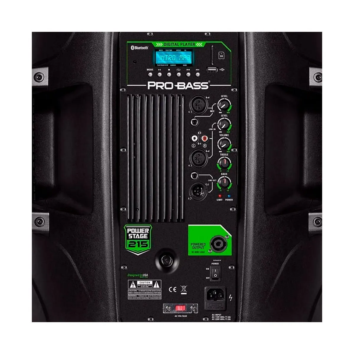 PROBASS - Set de Amplificación Parlantes Probass POWERSTAGE 215