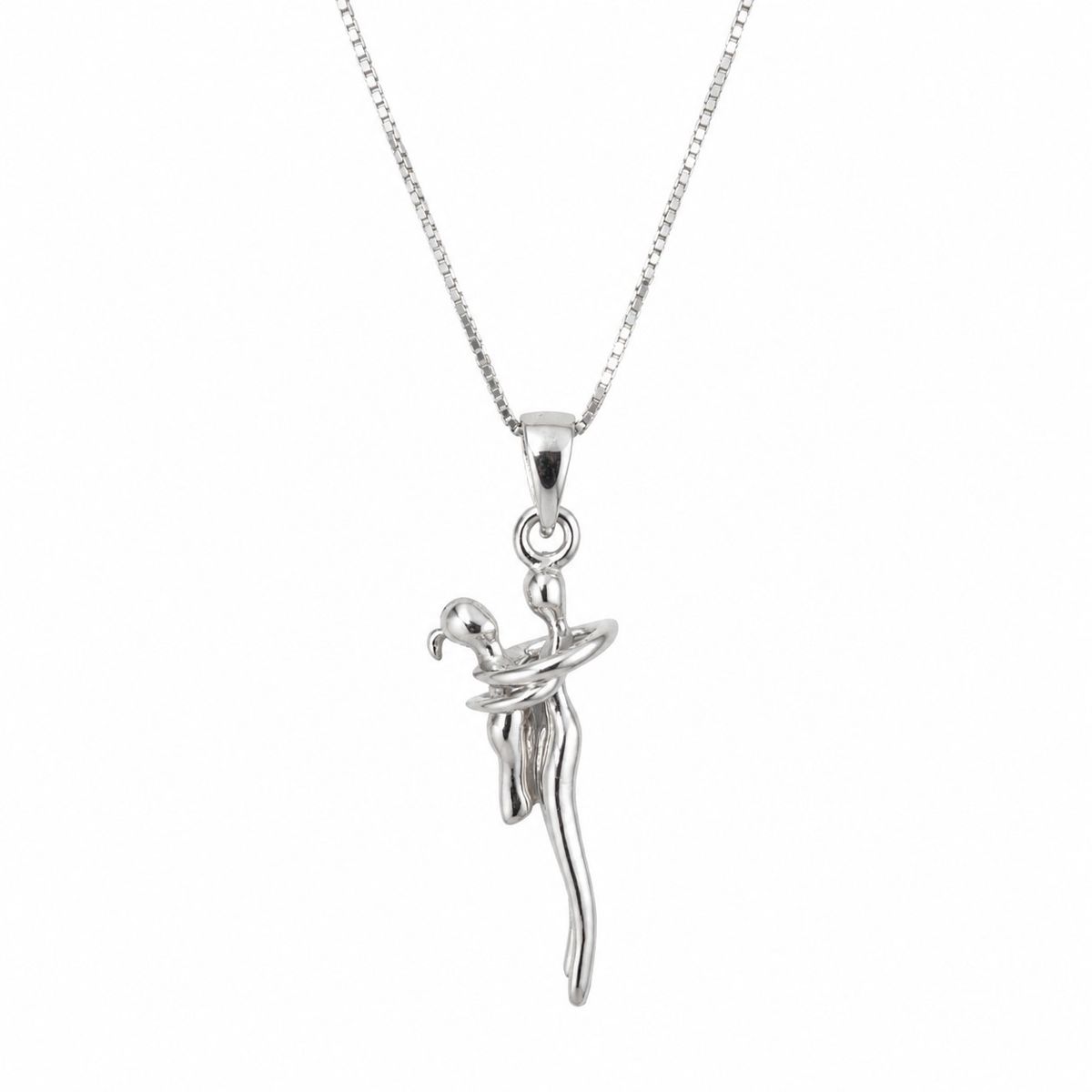 LK LUKSO - Collar Abrazo Eterno Mamá e Hija Plata Ley 950