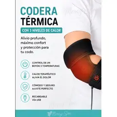 MOVI - Codera Con Termoterapia: 3 Niveles De Calor Ajustables