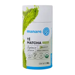 MANARE - TE MATCHA ORGANICO POLVO 100 GR,
