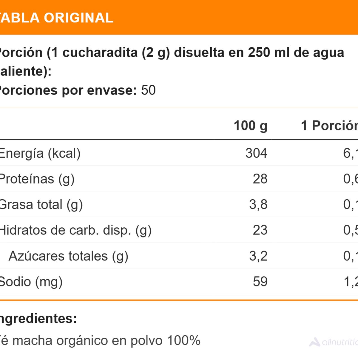 MANARE - TE MATCHA ORGANICO POLVO 100 GR, MANARE