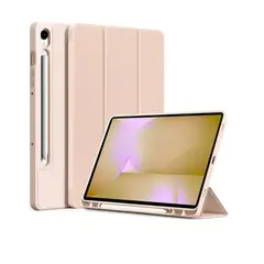 GENERICO - Funda Smart Cover Para Tablet Samsung Tab S9 / S9 Fe 10.9 - Rosado