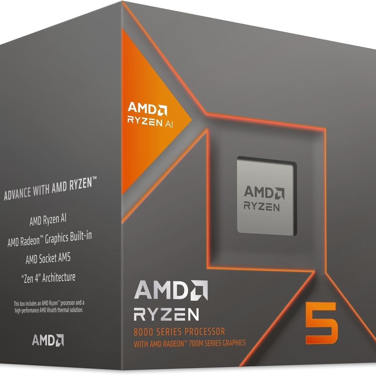 AMD CORP - PROCESADOR AMD RYZEN 5 8500G 3.5GHZ 6CORE 12HILOS SAM5 P/N 100-100000931BOX