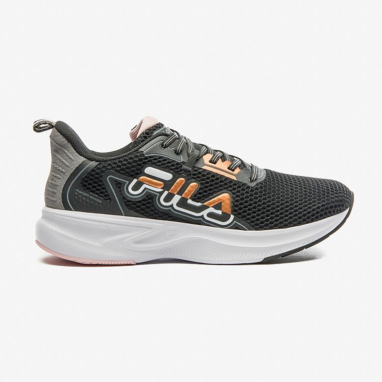 Zapatilla Racer Wings Mujer Negro