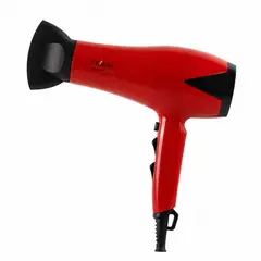 DORAL - SECADOR DE PELO BERGEN 3 NIVELES DE TEMPERATURAS 2000W ROJO