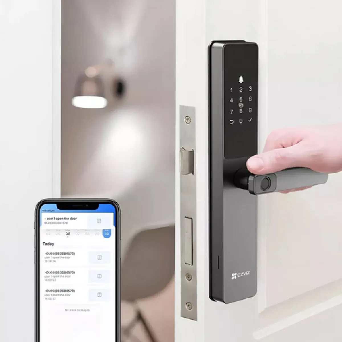 EZVIZ - Cerradura Inteligente Ezviz CS-DL05 Con Huella Dactilar P/N CS-DL05-R200