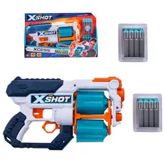 X SHOT - Lanzador Xcess Tk12 con 16 Dardos
