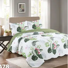 GENERICO - CUBRECAMA QUILT SHERPA POLIALGODON CHIPORRO ULTRA SUAVE