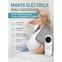 MOVI - Manta Térmica Eléctrica Ajustable para Alivio Muscular y Fisioterapia