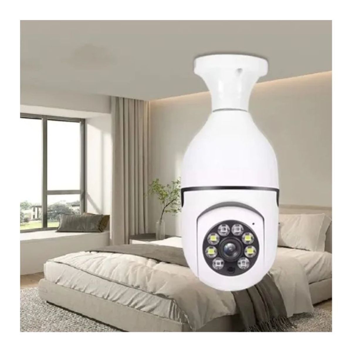 GENERICO - Cámara De Seguridad Aplicación WiFi Ampolleta 360