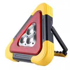 MOVI - Triángulo de Emergencia Recargable con Panel Solar y Luz LED