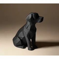 GENERICO - Decoración de Perro Labrador color Negro