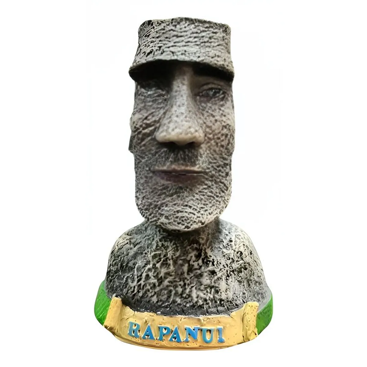 GENERICO - Figura decorativa Moai réplica Isla de Pascua