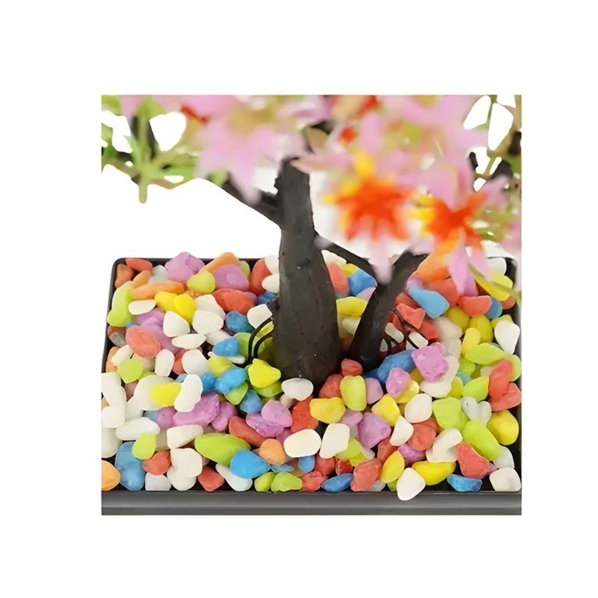 GENERICO - Piedras decorativas 500 g para jardín multicolor