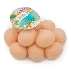 GENERICO - Huevos de pascua plásticos pack 18