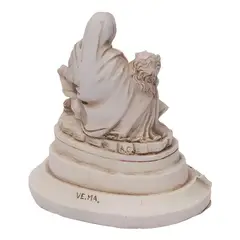 GENERICO - Figura decorativa piedad Miguel Ángel blanco