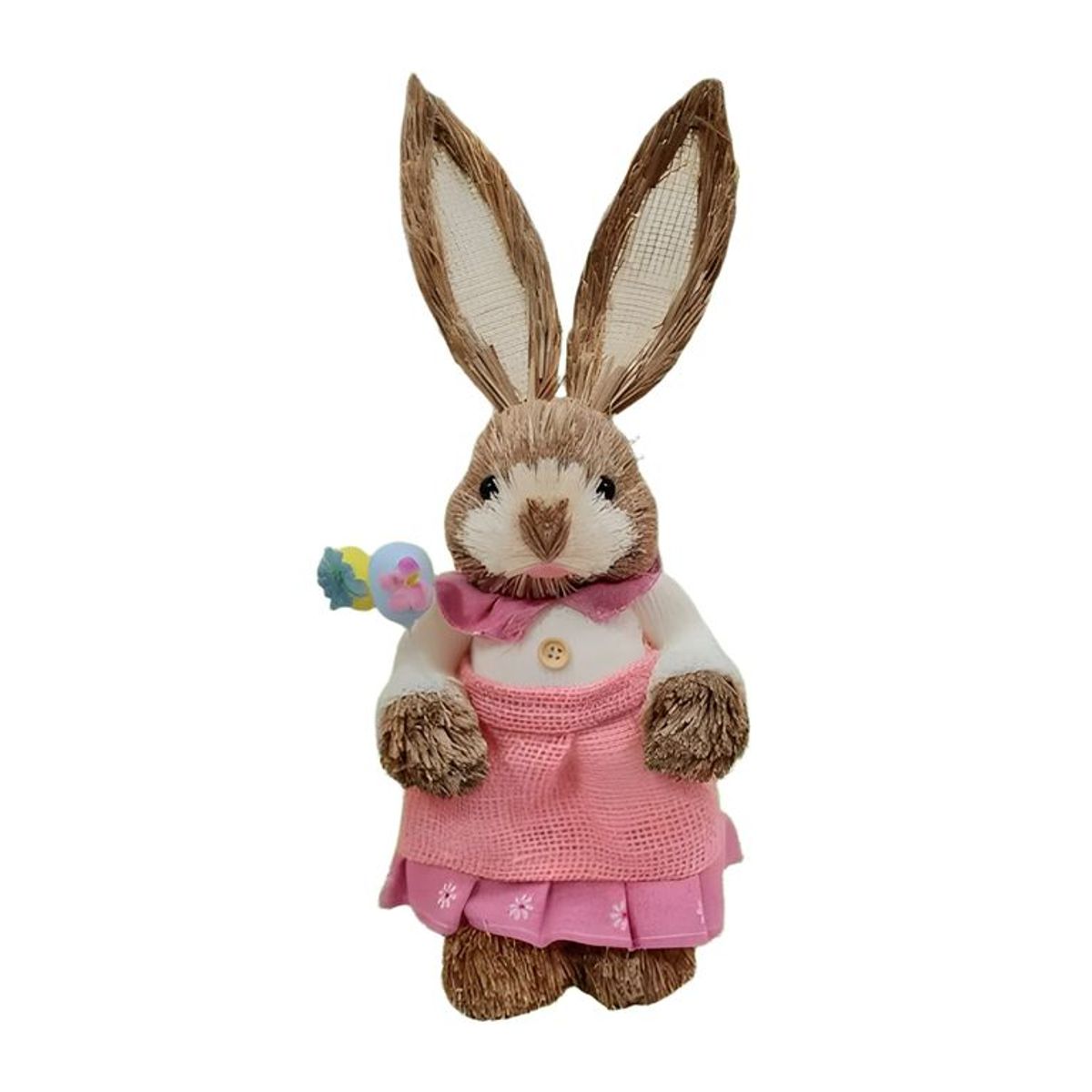 GENERICO - Figura decorativa conejo de pascua campestre 2