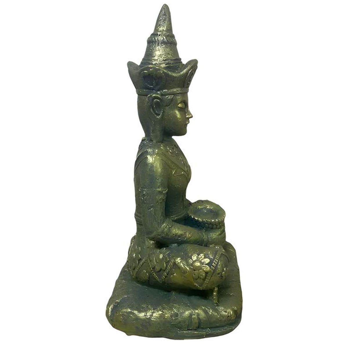 GENERICO - Figura decorativa buda thai meditando plomo