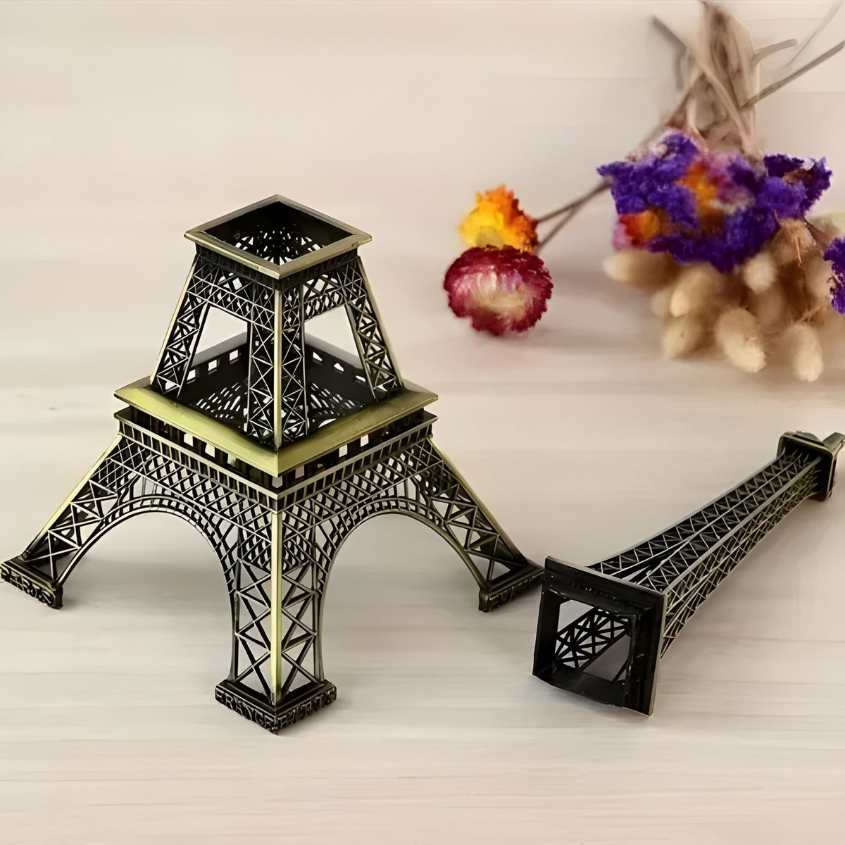 GENERICO - Figura torre Eiffel 32 cm decorativa bronce