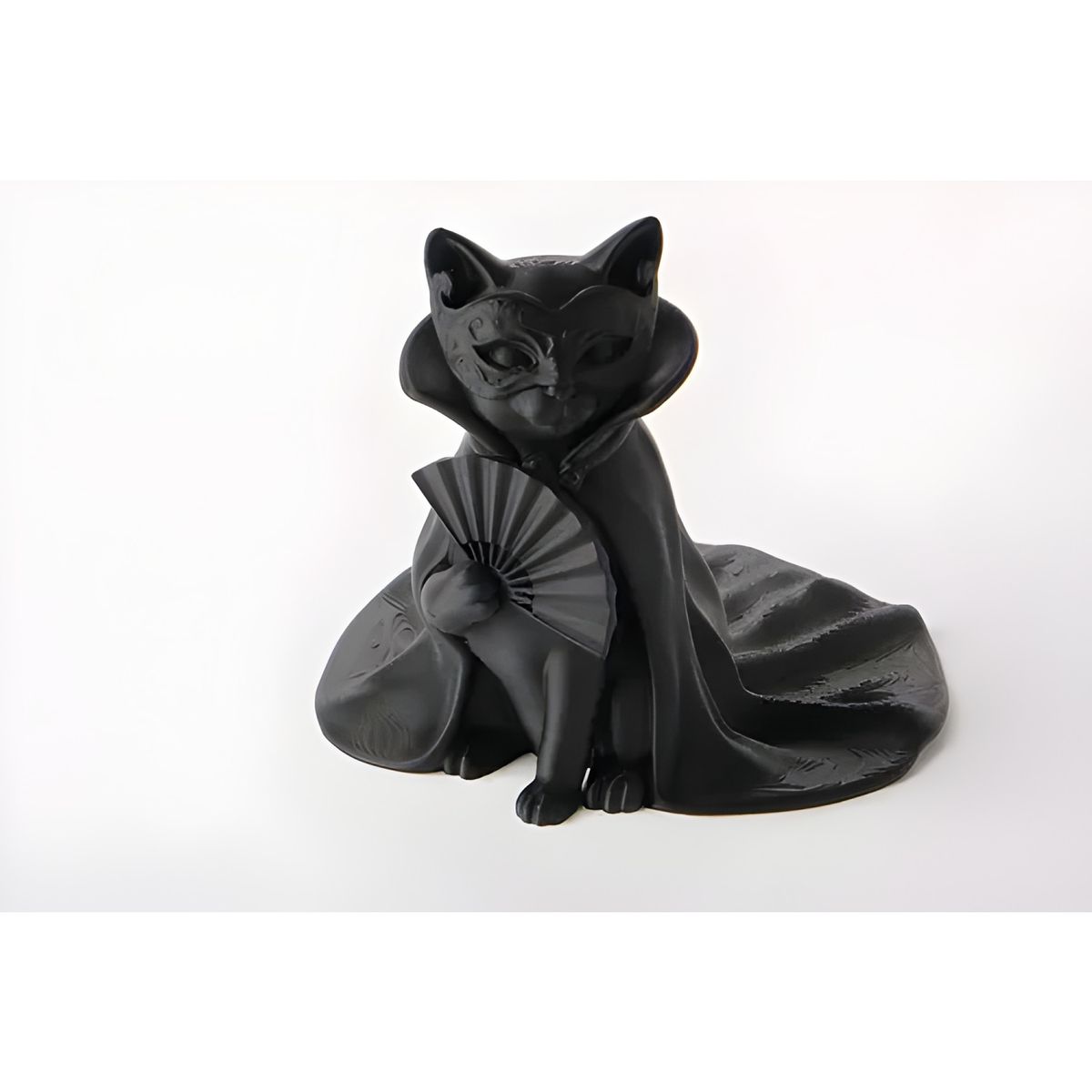 GENERICO - Escultura gato elegante decorativo negro