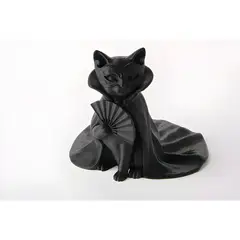 GENERICO - Escultura gato elegante decorativo negro