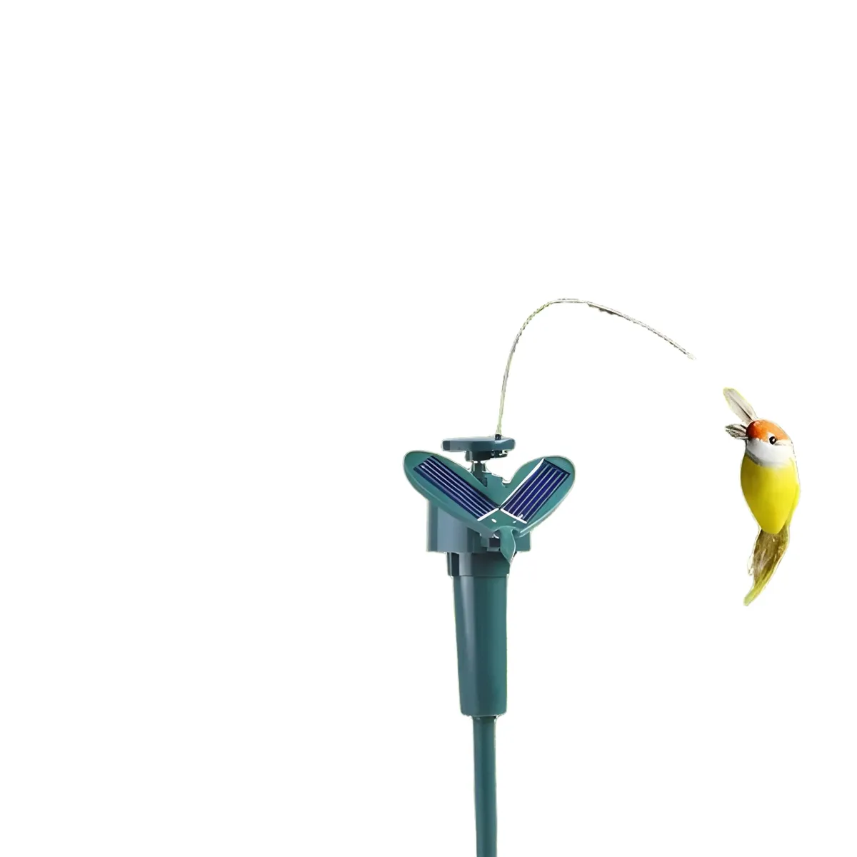 GENERICO - Estaca solar decorativa colibrí jardín