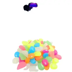 GENERICO - Piedras luminosas decorativas 100 piezas surtidas