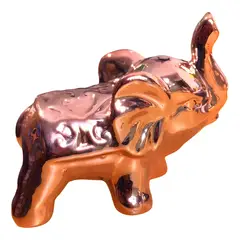 GENERICO - Figura decorativa elefante color cobre