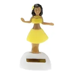 GENERICO - Figura decorativa hawaiana solar bailarín amarillo