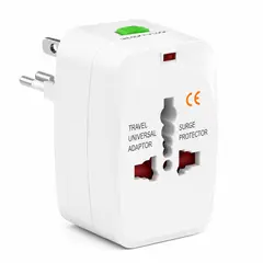 GENERICO - Enchufe Universal de Viaje Adaptador Internacional de Corriente Premium