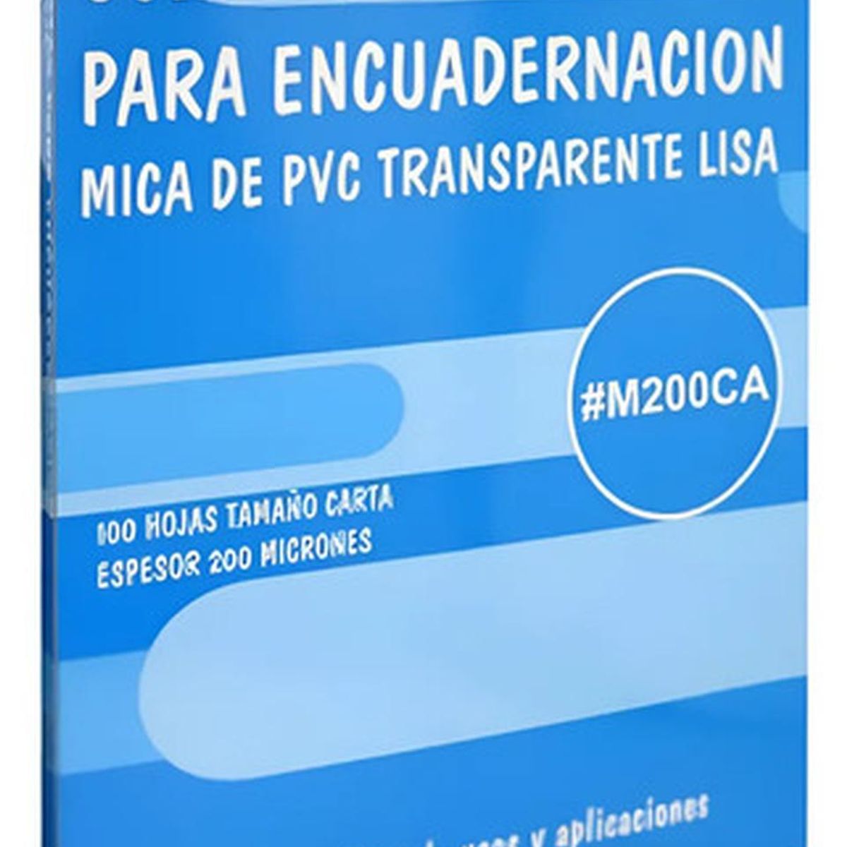 HAND - Mica Encuadernar Lisa Carta Natural, 100 Un, 200mic. Hand