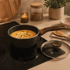 FISSMAN - Cacerola Antiadherente Cuisine con Fondo de Inducción 1.3 Litros -