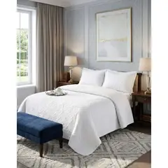 GENERICO - Quilt de Verano Transpirable, Ligero y Elegante 2 plazas