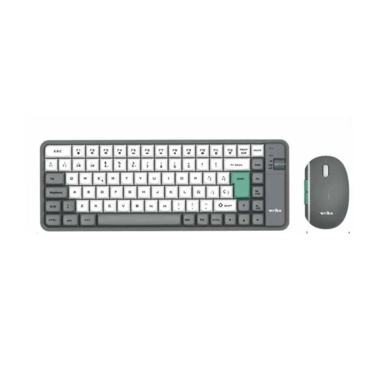 GENERICO - Teclado Y Mouse Inalambrico Kit Combo Bluetooth