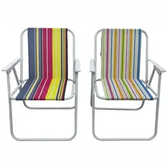 GENERICO - Silla Plegable de Playa Rayadas