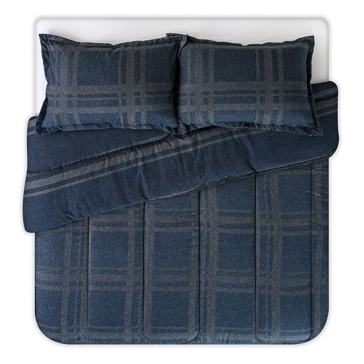 CANNON HOME - CUBRECAMA PLUMON ESTAMPADO SUPER SOFT REVERSIBLE CUVEE CANNON 2 PLAZAS