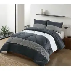 GENERICO - PLUMON PLUSH CON CHIPORRO DISEÑO MODERNO ELEGANTE GRIS LINEAS NEUTRA RSS