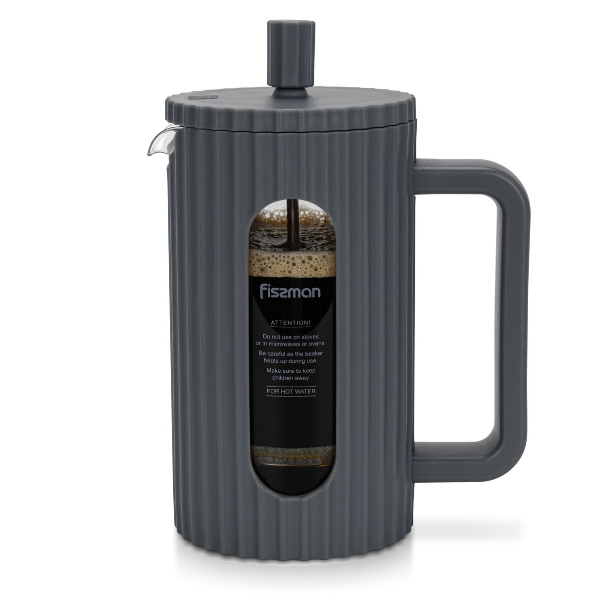 FISSMAN - Cafetera Prensa Francesa La Gris 350 Ml - Fissman