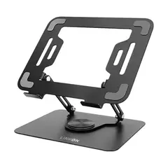 GENERICO - Soporte Base Aluminio Para Notebook Giro 360º