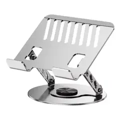 GENERICO - Soporte Para Tableta Portátil Aluminio Giratorio 360º Gris