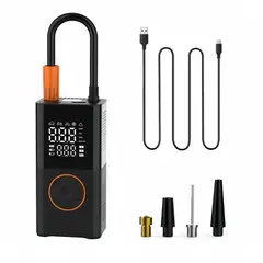 VIDA BUENAS - Compresor De Aire Inalámbrico Digital Usb 50hz Negro