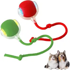 KUANGYE - Pack 2 Juguetes Para Gatos Pelotas Inteligente Interactivo Recargable