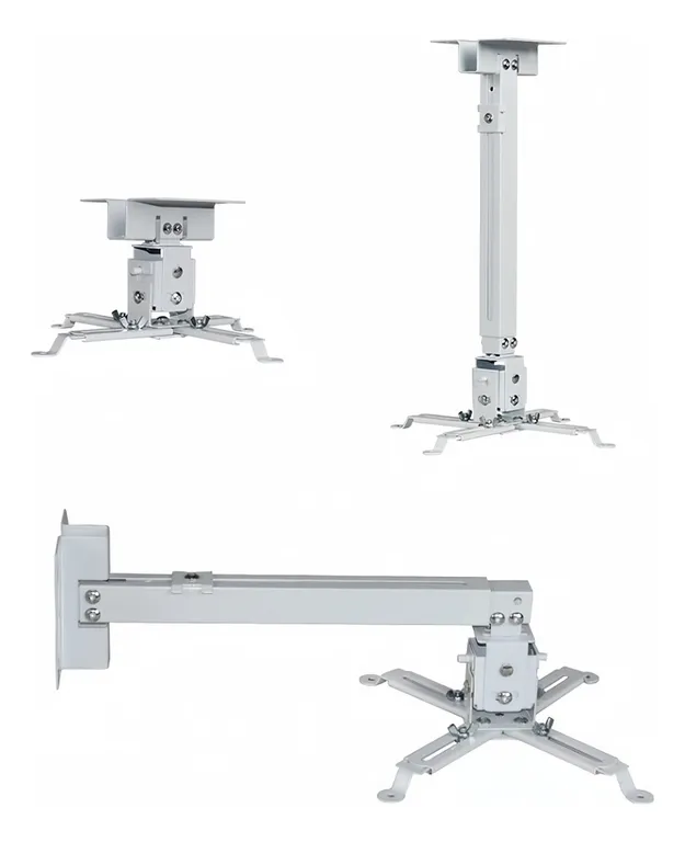 VIDA BUENAS Soporte Proyector Techo Extensible 43-65cm 360 15kg Blanco