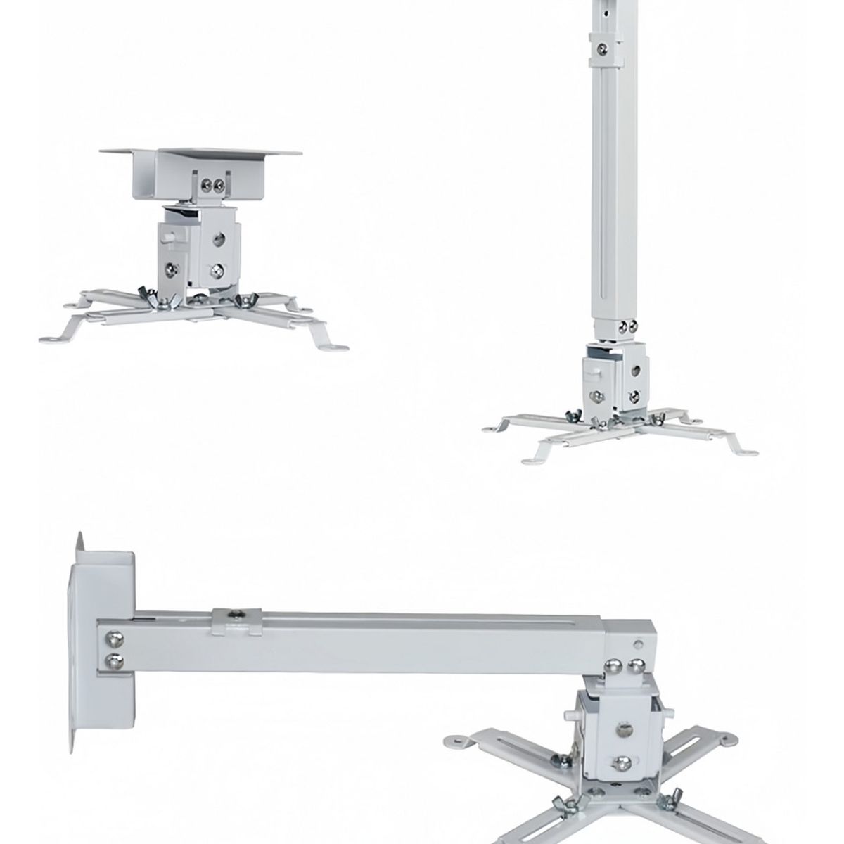 VIDA BUENAS - Soporte Proyector Techo Extensible 43-65cm 360 15kg Blanco