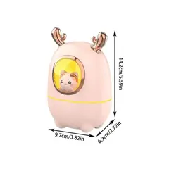 GENERICO - Difusor De Aromas Mini Humificador Hogar Rosa