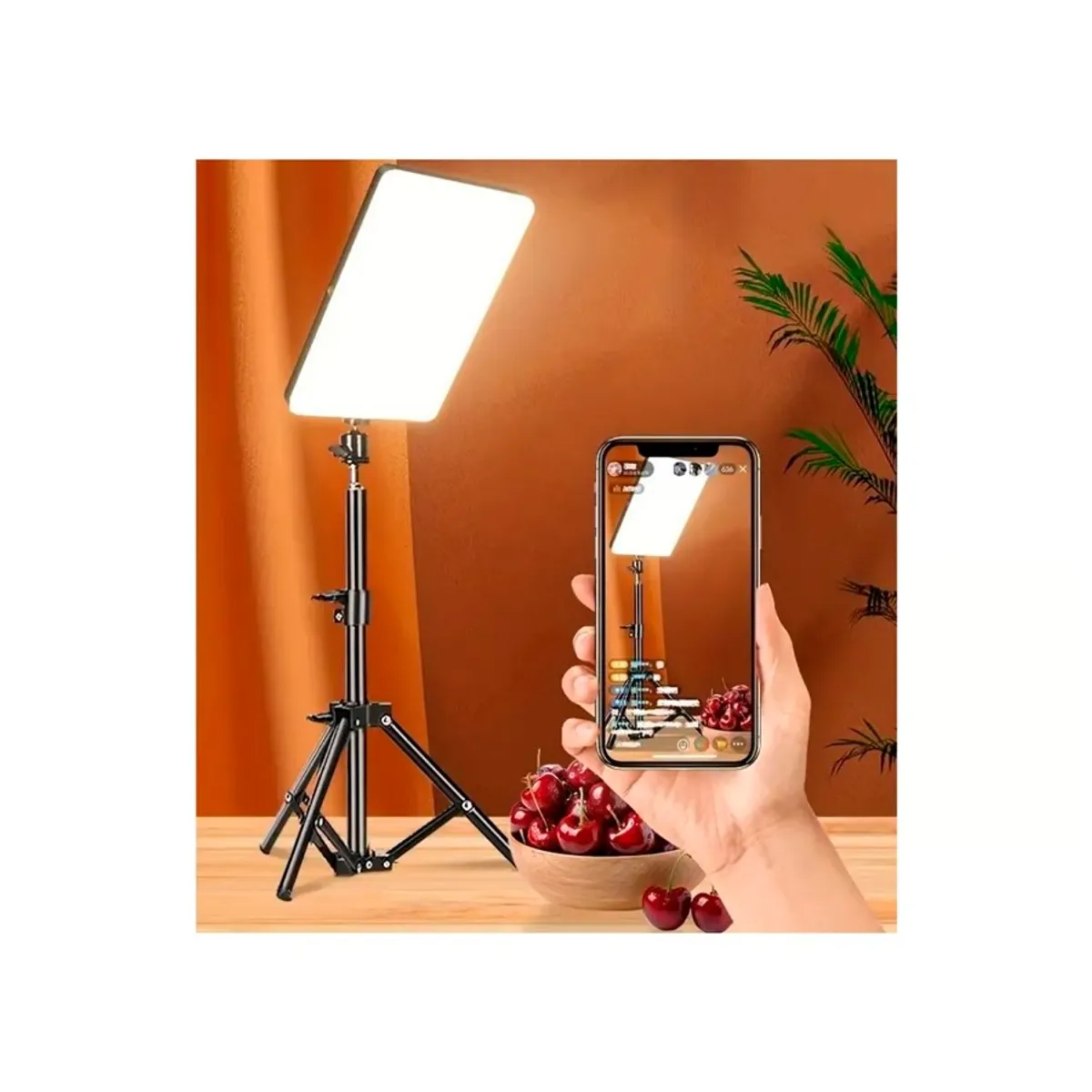 GENERICO - Lámpara Reflectora Profesional Led Fotografía Luz con Tripode