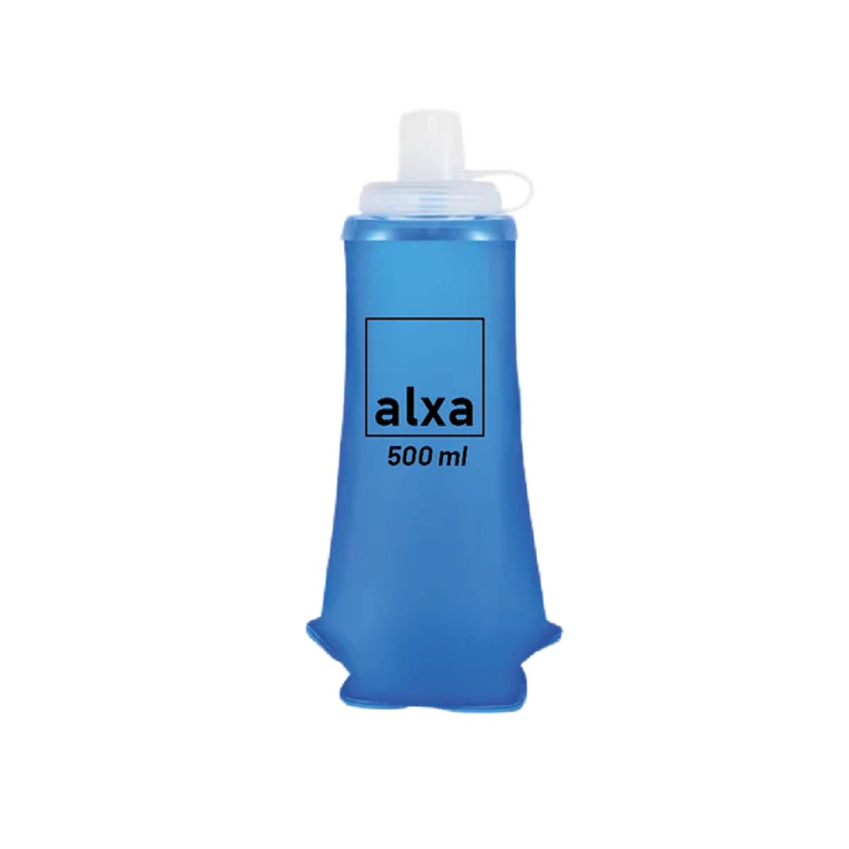 GENERICO - Botella Soft Flask Plegable Deportiva 500 ml  Hidratación Runnig MTB Azul