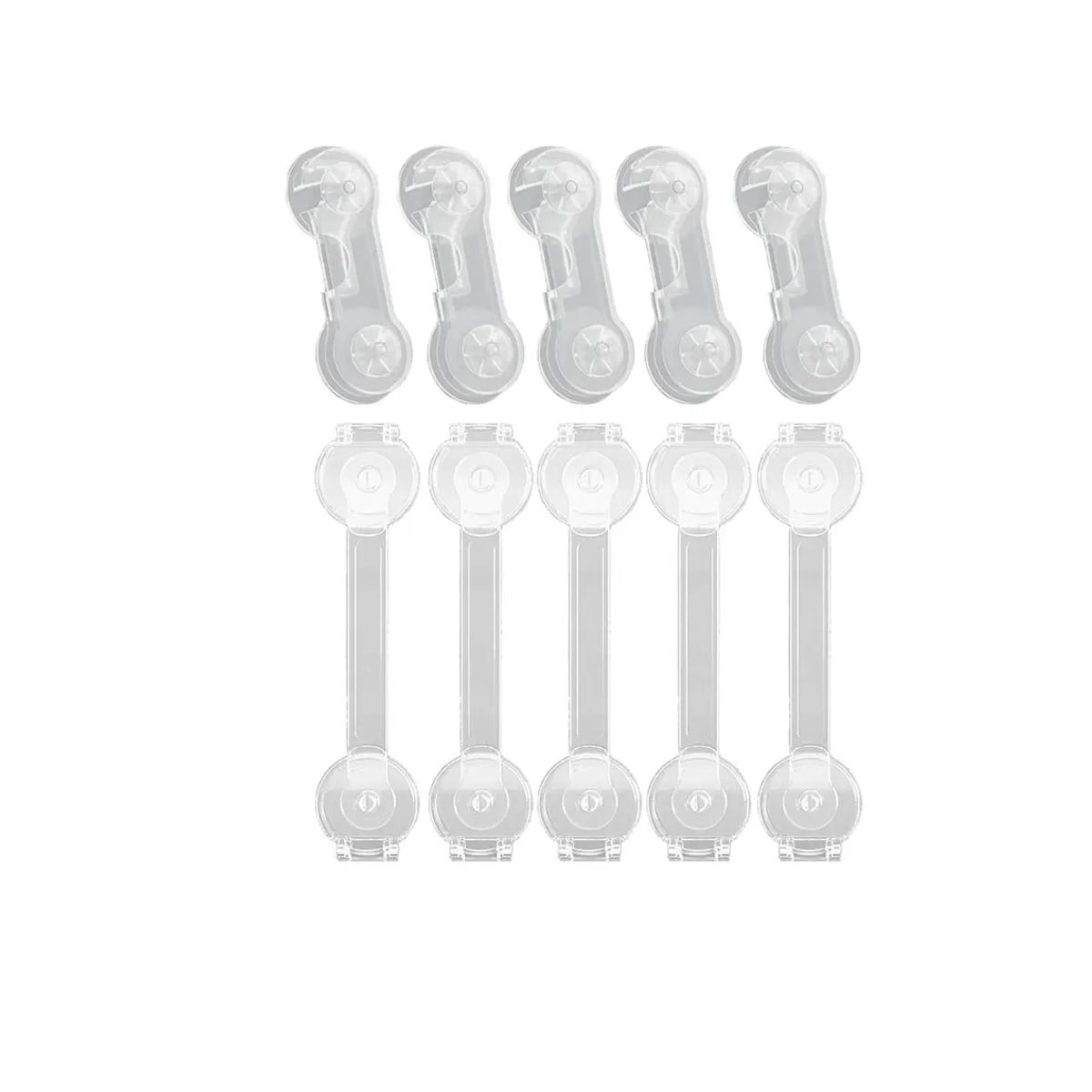 GENERICO - Pack 10 Seguros Niños/ Bebés Puerta/cajones/refrigerador/wc